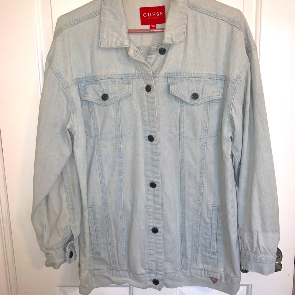Oversized guess jean jacket